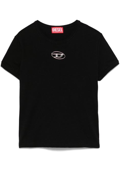 t uncutie long t-shit woman black DIESEL | A16839 0CLBR9XX